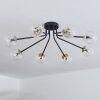 Chehalis Plafondlamp - Glas 10 cm Goud, Zwart, 8-lichts