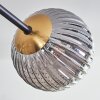 Chehalis Plafondlamp - Glas 12 cm Goud, Zwart, 8-lichts