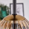 Chehalis Plafondlamp - Glas 10 cm Goud, Zwart, 5-lichts