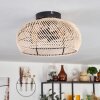 Brandala Plafondlamp 30 cm Zwart, 2-lichts