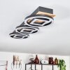 Taboneira Plafondlamp LED Natuurlijke kleuren, Zwart, 3-lichts