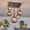 Chehalis Plafondlamp - Glas 10 cm, 12 cm, 15 cm Rookkleurig, 5-lichts