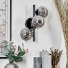 Chehalis Muurlamp - Glas 10 cm Rookkleurig, 3-lichts