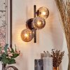 Chehalis Muurlamp - Glas 10 cm Rookkleurig, 3-lichts