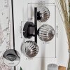 Chehalis Muurlamp - Glas 10 cm Rookkleurig, 3-lichts