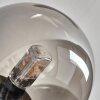 Chehalis Plafondlamp - Glas 10 cm Goud, Zwart, 6-lichts
