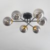 Chehalis Plafondlamp - Glas 12 cm Goud, Zwart, 6-lichts