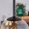 Chehalis Plafondlamp - Glas 12 cm Natuurlijke kleuren, Zwart, 5-lichts