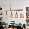 Soungou Hanglamp Natuurlijke kleuren, Zwart, 4-lichts