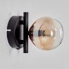 Chehalis Muurlamp - Glas 10 cm Amber, 1-licht