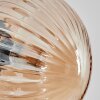 Chehalis Muurlamp - Glas 15 cm Amber, 1-licht