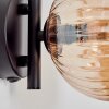 Chehalis Muurlamp - Glas 15 cm Amber, 1-licht