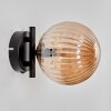 Chehalis Muurlamp - Glas 15 cm Amber, 1-licht