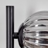 Chehalis Muurlamp - Glas 10 cm, 12 cm Amber, Rookkleurig, 3-lichts