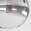 Chehalis Plafondlamp - Glas 10 cm, 12 cm, 15 cm Duidelijk, Rookkleurig, 10-lichts