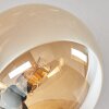 Chehalis Plafondlamp - Glas 12 cm, 15 cm Amber, 6-lichts