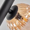 Chehalis Plafondlamp - Glas 10 cm, 12 cm, 15 cm Amber, Rookkleurig, 10-lichts