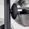 Chehalis Plafondlamp - Glas 10 cm Duidelijk, Rookkleurig, 8-lichts