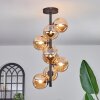 Chehalis Plafondlamp - Glas 12 cm Amber, 8-lichts