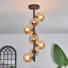 Chehalis Plafondlamp - Glas 10 cm Amber, 8-lichts
