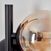 Chehalis Muurlamp - Glas 10 cm Amber, Duidelijk, 2-lichts