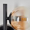 Chehalis Muurlamp - Glas 10 cm, 12 cm Amber, Duidelijk, 3-lichts
