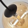 Chehalis Plafondlamp - Glas 10 cm, 12 cm, 15 cm Amber, 6-lichts