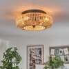 Mulstrand Plafondlamp 50 cm Zwart, 4-lichts, Afstandsbediening