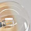Chehalis Plafondlamp - Glas 12 cm, 15 cm Amber, Duidelijk, 6-lichts