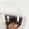 Bernado Staande lamp - Glas 12 cm Duidelijk, Rookkleurig, 3-lichts