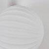 Chehalis Muurlamp - Glas 10 cm, 12 cm Wit, 3-lichts