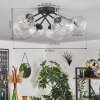 Chehalis Plafondlamp - Glas 12 cm, 15 cm Duidelijk, 6-lichts