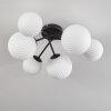 Chehalis Plafondlamp - Glas 12 cm, 15 cm Wit, 6-lichts