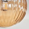Chehalis Plafondlamp - Glas 10 cm, 12 cm, 15 cm Amber, 10-lichts
