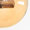 Chehalis Plafondlamp - Glas 10 cm, 12 cm, 15 cm Amber, Duidelijk, 8-lichts
