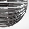 Chehalis Plafondlamp - Glas 12 cm Rookkleurig, 8-lichts