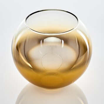 Koyoto Vervangend glas 15 cm Goud, Duidelijk
