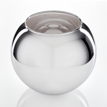 Koyoto Vervangend glas 25 cm Chroom, Rookkleurig