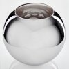 Glazen lampenkap Koyoto Vervangend glas 30 cm Chroom, Rookkleurig