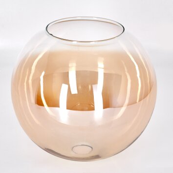 Glazen lampenkap Koyoto Vervangend glas 30 cm Amber, Duidelijk