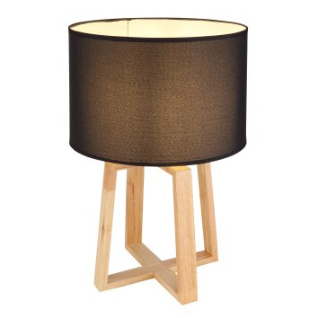 Globo MORITZ Tafellamp Bruin, Zilver, 1-licht