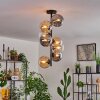 Gastor Plafondlamp - Glas 15 cm Amber, Duidelijk, Rookkleurig, 8-lichts