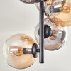 Gastor Plafondlamp - Glas 15 cm Amber, Duidelijk, Rookkleurig, 8-lichts