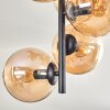 Gastor Plafondlamp - Glas 15 cm Amber, 8-lichts