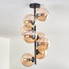 Gastor Plafondlamp - Glas 15 cm Amber, 8-lichts