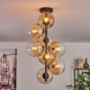Gastor Plafondlamp - Glas 15 cm Amber, Duidelijk, 8-lichts