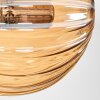 Chehalis Plafondlamp - Glas 10 cm, 12 cm, 15 cm Amber, 8-lichts
