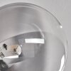 Chehalis Plafondlamp - Glas 15 cm Duidelijk, Rookkleurig, 6-lichts