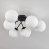 Chehalis Plafondlamp - Glas 15 cm Wit, 6-lichts