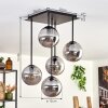 Gastor Plafondlamp - Glas 15 cm Rookkleurig, 5-lichts